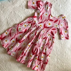 Hanna Andersson 110 (5) floral dress VGUC